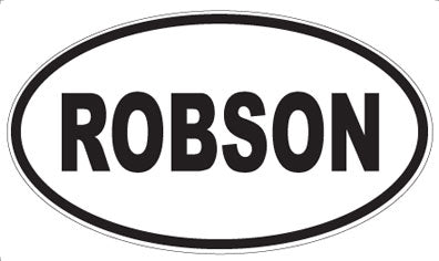 ROBSON - Oval Magnet