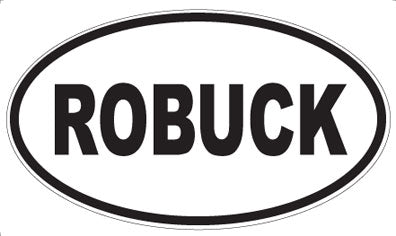 ROBUCK - Oval Sticker