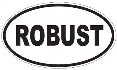 ROBUST - Oval Sticker
