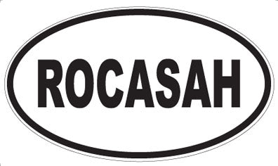 ROCASAH - Oval Sticker