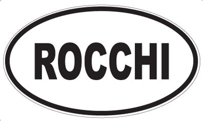 ROCCHI - Oval Sticker