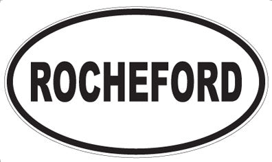 ROCHEFORD - Oval Magnet