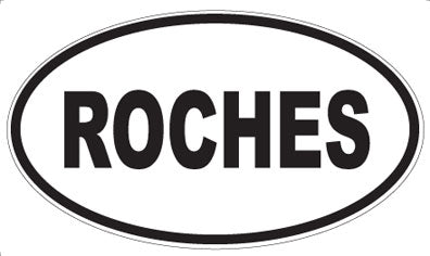 ROCHES - Oval Sticker
