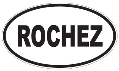 ROCHEZ - Oval Magnet