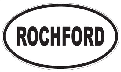 ROCHFORD - Oval Sticker