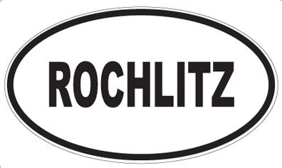 ROCHLITZ - Oval Sticker