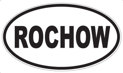 ROCHOW - Oval Sticker
