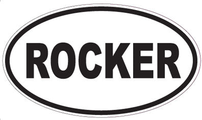 ROCKER - Oval Sticker