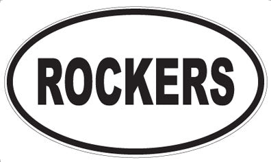 ROCKERS - Oval Sticker