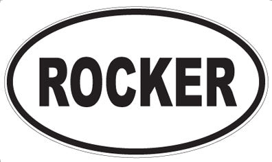 ROCKER - Oval Magnet