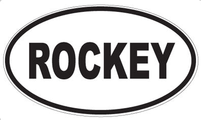 ROCKEY - Oval Sticker
