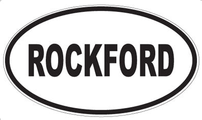 ROCKFORD - Oval Sticker