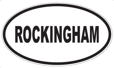 ROCKINGHAM - Oval Magnet