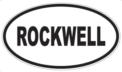 ROCKWELL - Oval Sticker