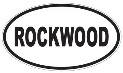 ROCKWOOD - Oval Sticker