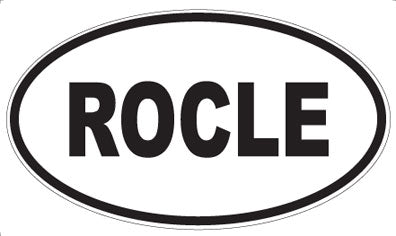 ROCLE - Oval Sticker