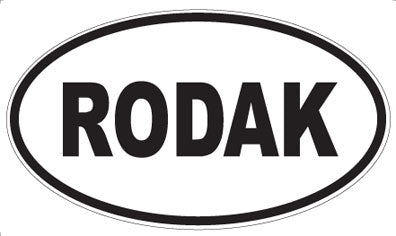 RODAK - Oval Magnet