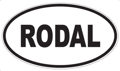 RODAL - Oval Sticker