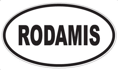 RODAMIS - Oval Sticker