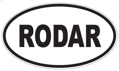 RODAR - Oval Magnet