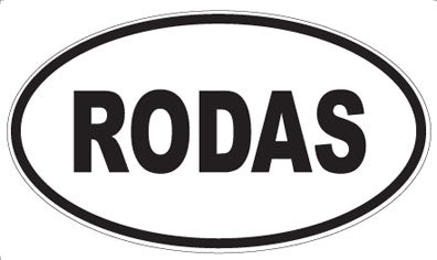 RODAS - Oval Sticker