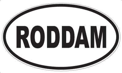 RODDAM - Oval Sticker