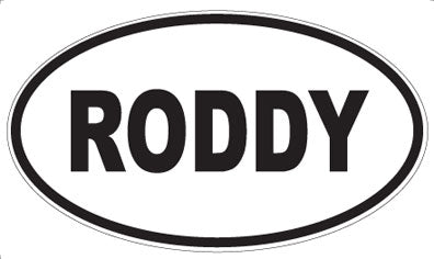 RODDY - Oval Magnet