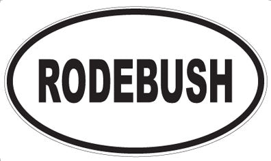 RODEBUSH - Oval Magnet