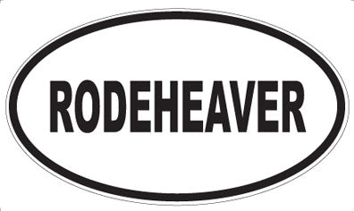 RODEHEAVER - Oval Magnet