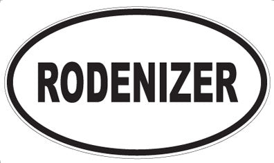 RODENIZER - Oval Sticker