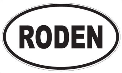 RODEN - Oval Magnet