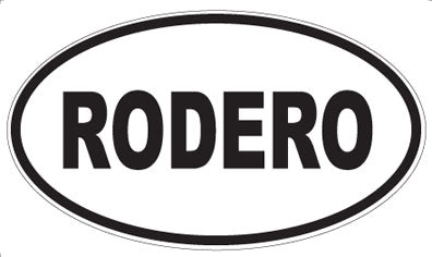 RODERO - Oval Magnet