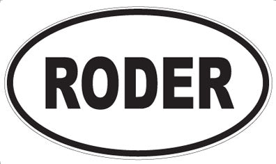RODER - Oval Magnet