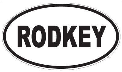 RODKEY - Oval Sticker