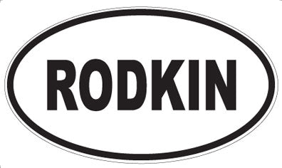 RODKIN - Oval Sticker