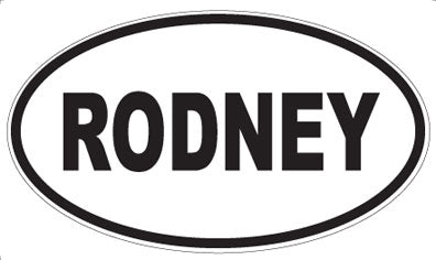 RODNEY - Oval Sticker