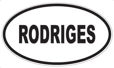 RODRIGES - Oval Sticker