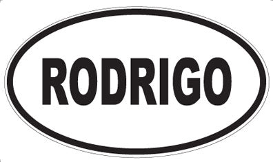 RODRIGO - Oval Magnet