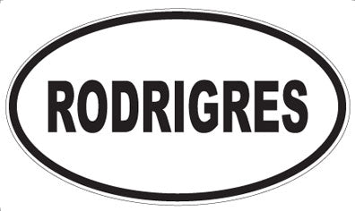 RODRIGRES - Oval Sticker