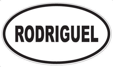 RODRIGUEL - Oval Magnet