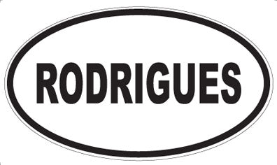 RODRIGUES - Oval Magnet