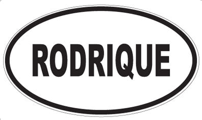 RODRIQUE - Oval Magnet
