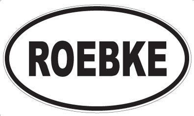 ROEBKE - Oval Magnet