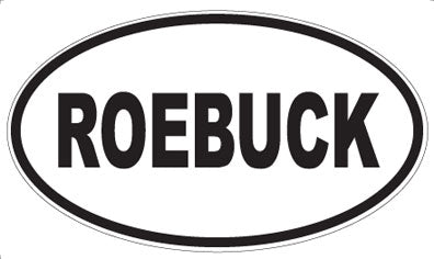 ROEBUCK - Oval Magnet