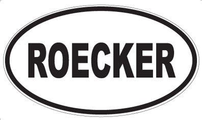 ROECKER - Oval Magnet