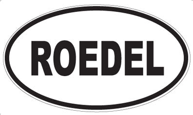 ROEDEL - Oval Sticker