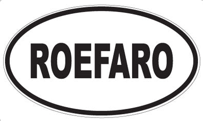 ROEFARO - Oval Magnet