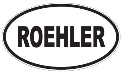 ROEHLER - Oval Sticker