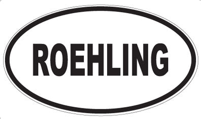 ROEHLING - Oval Magnet