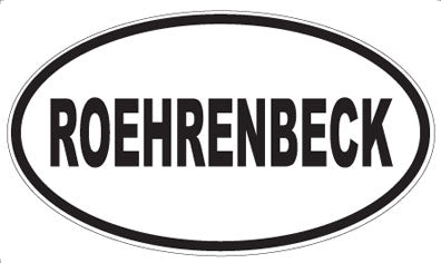 ROEHRENBECK - Oval Magnet